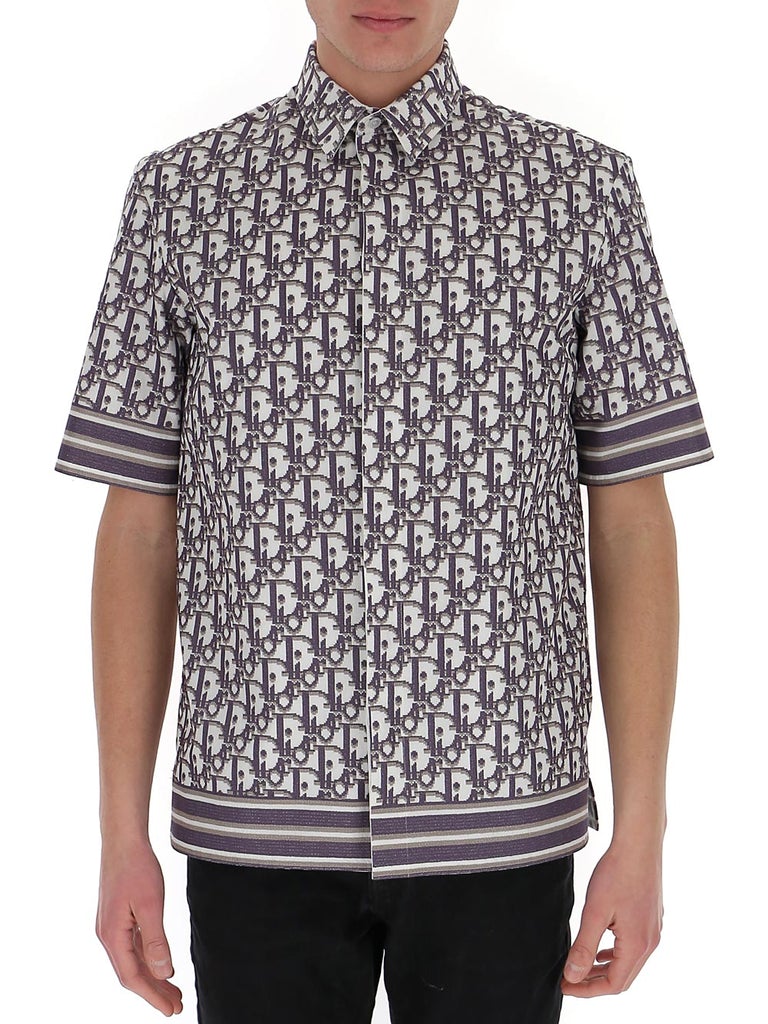 注目ブランドのギフト Short Oblique Homme Dior Sleeve LNDNTREND - Shirt シャツ
